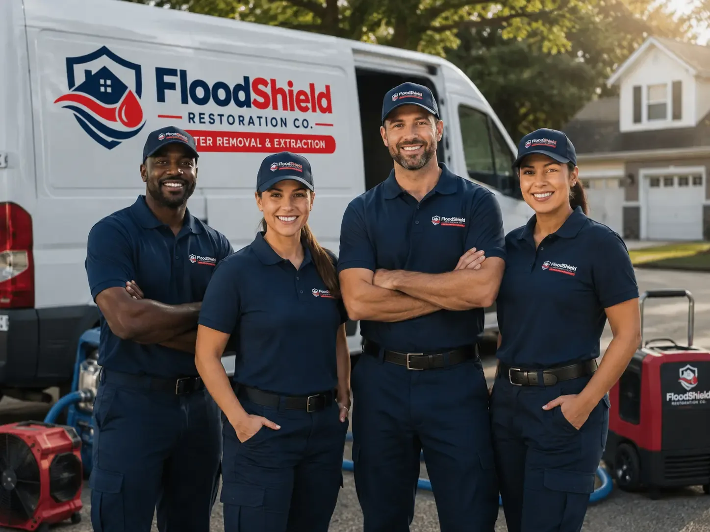 Flood Damage Restoration company in Hamshire, TX