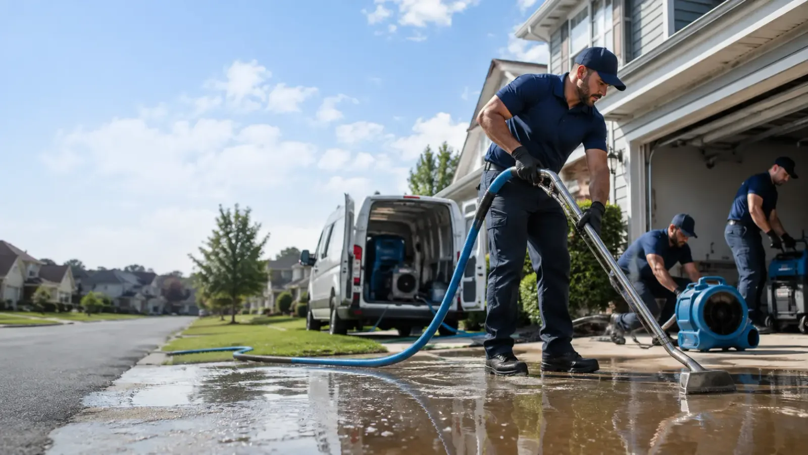 Flood Damage Restoration in Hamshire, TX